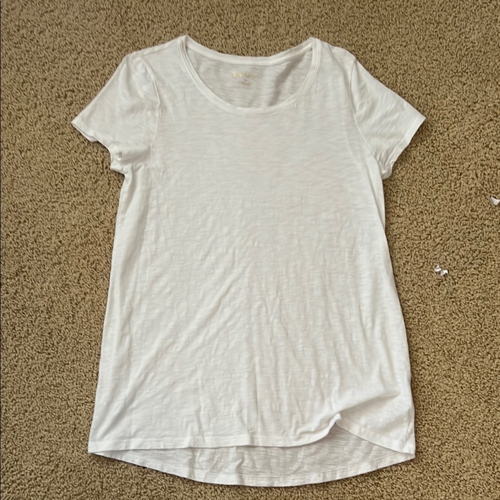 Lilly Pulitzer White Etta Relaxed Short Sleeve Tee